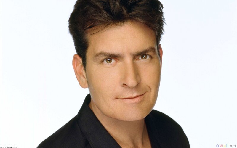 portrait of charlie sheen