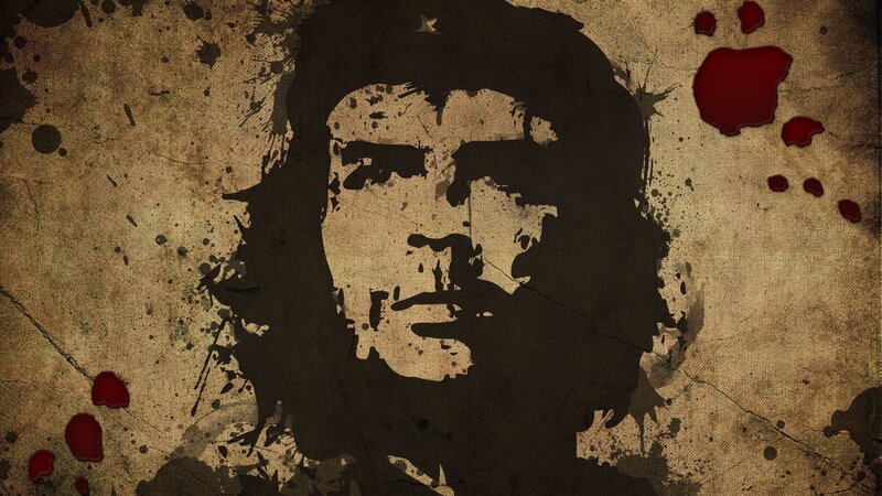 Portrait of Che Guevara — Brown, Dramatic, Illustration