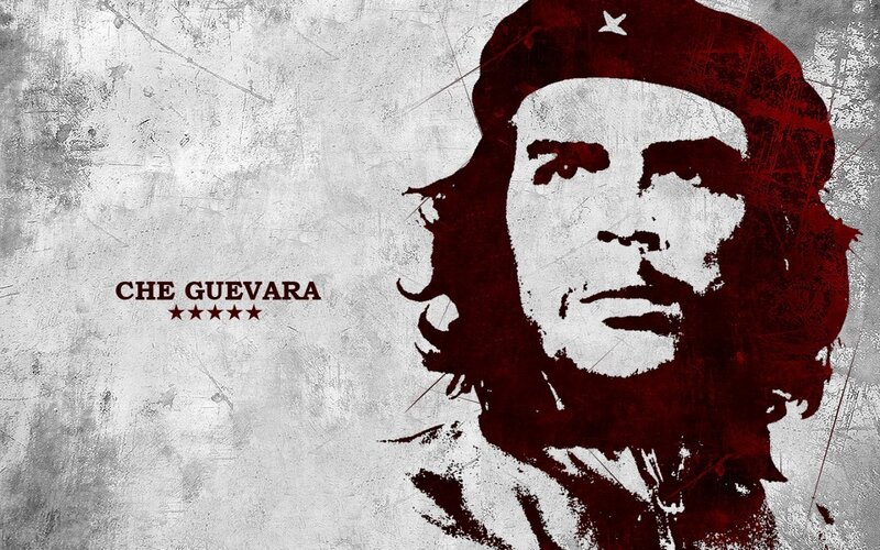 Portrait of Che Guevara — White