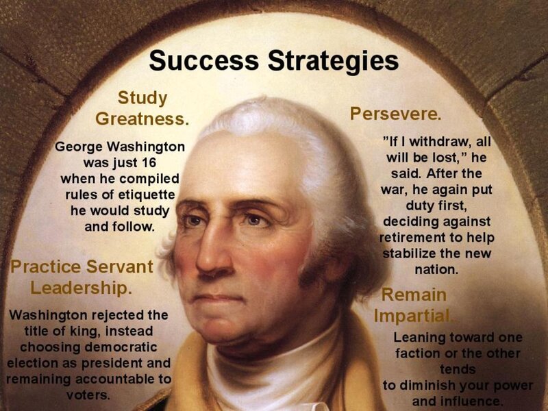 Portrait of George Washington — White