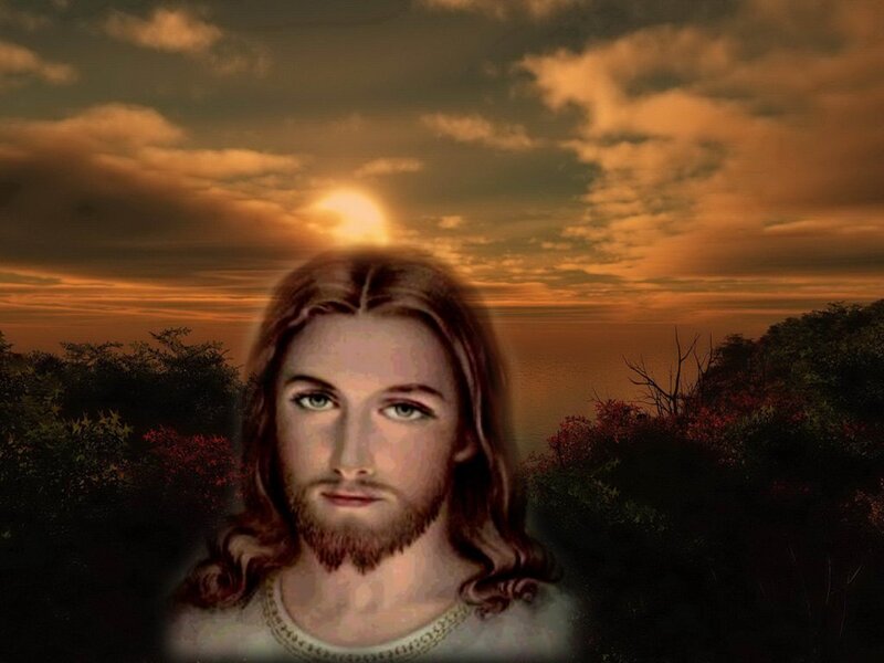 Portrait of Jesus Christ — Orange, Dramatic