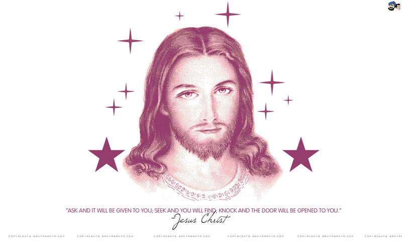 Portrait of Jesus Christ — Purple