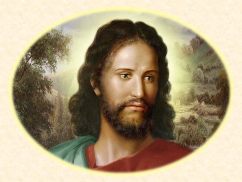 Portrait of Jesus Christ — Red