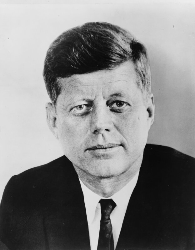 Portrait of John F Kennedy