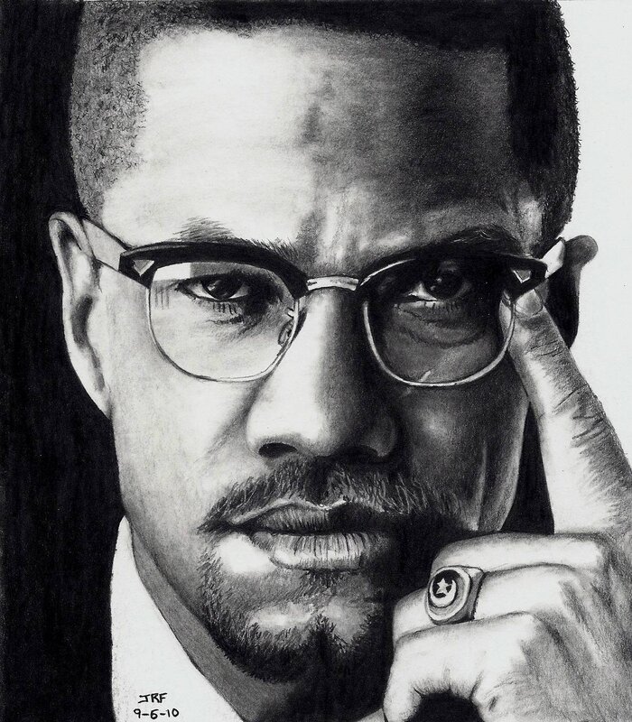 Portrait of Malcolm X
