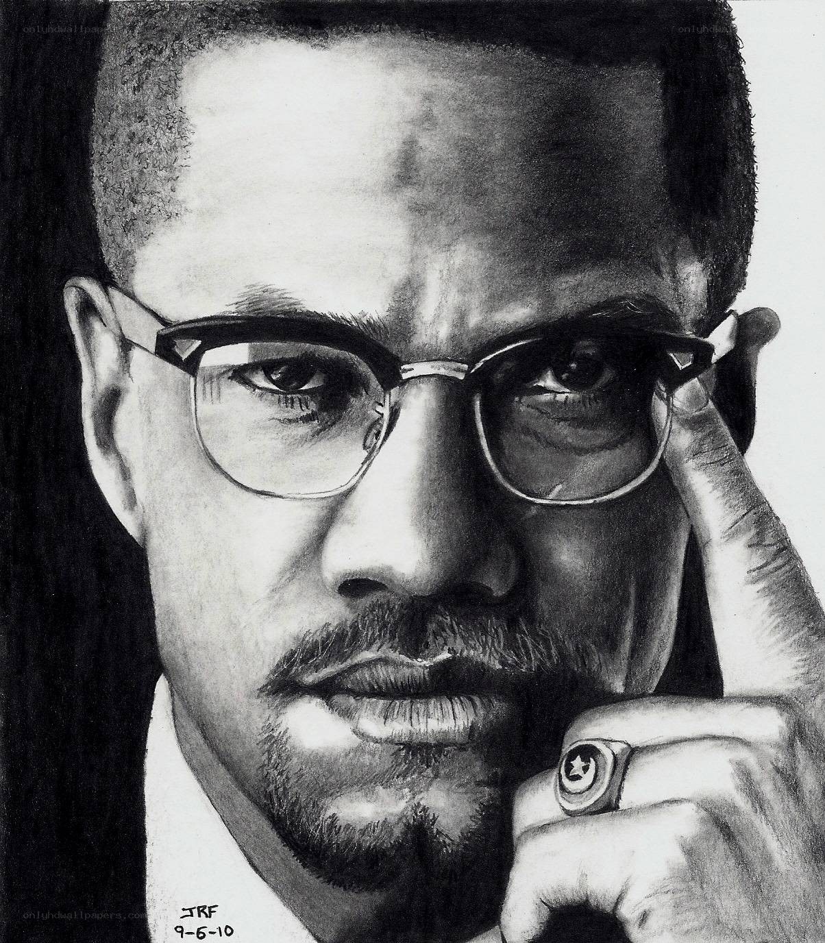 Portrait of Malcolm X