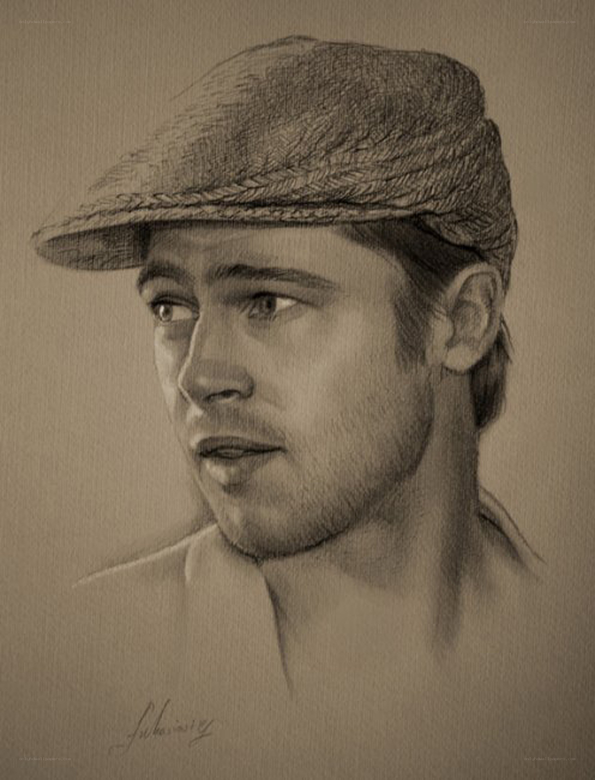 portrait of man in cap