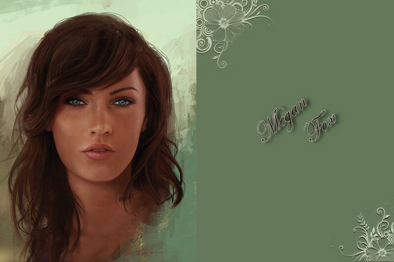 Portrait of Megan Fox