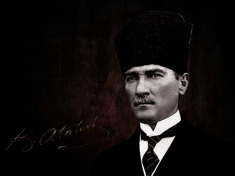 Portrait of Mustafa Kemal Atatürk