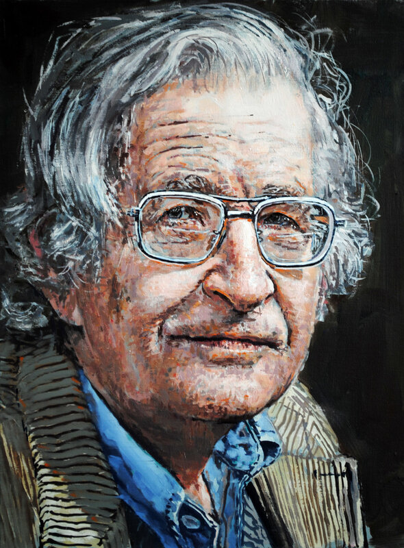 Portrait of Noam Chomsky