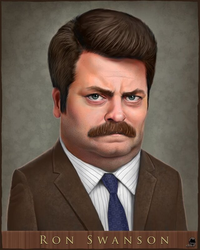 Portrait of Ron Swanson