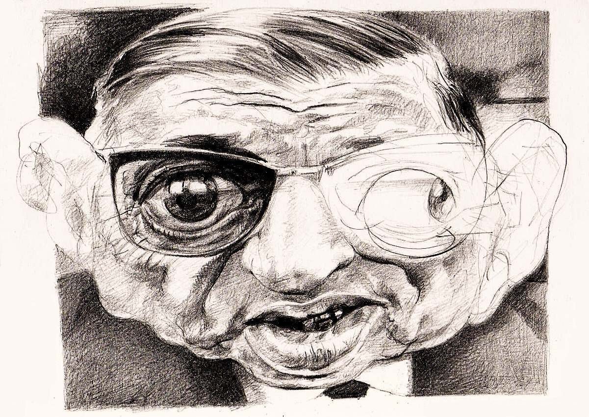 Portrait of Stephen Hawking