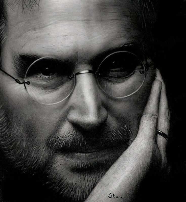 Portrait of Steve Jobs