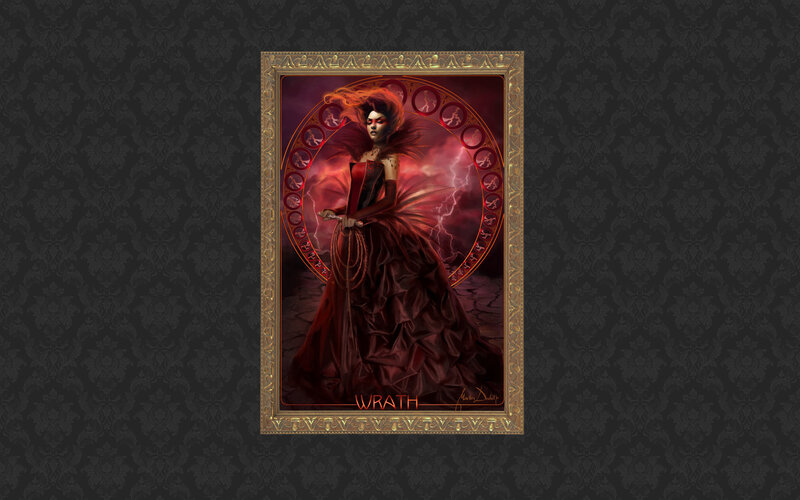 Portrait of the Wrath card
