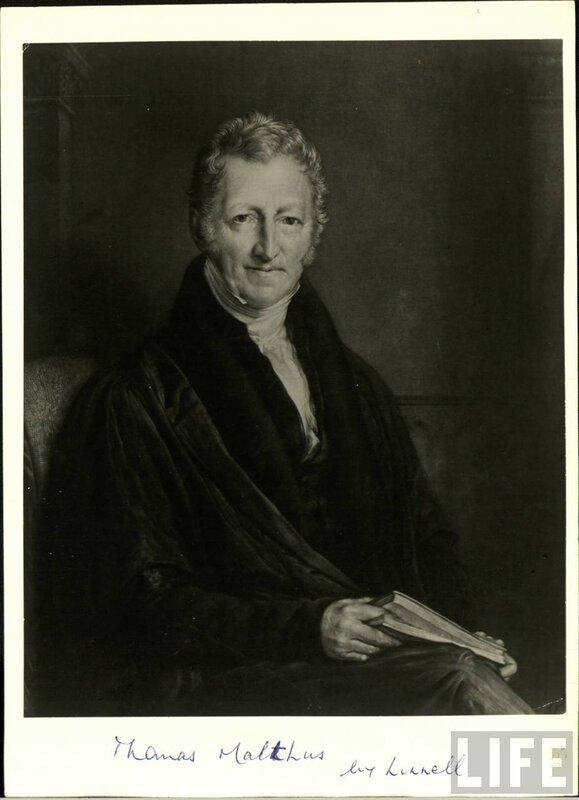Portrait of Thomas Malthus