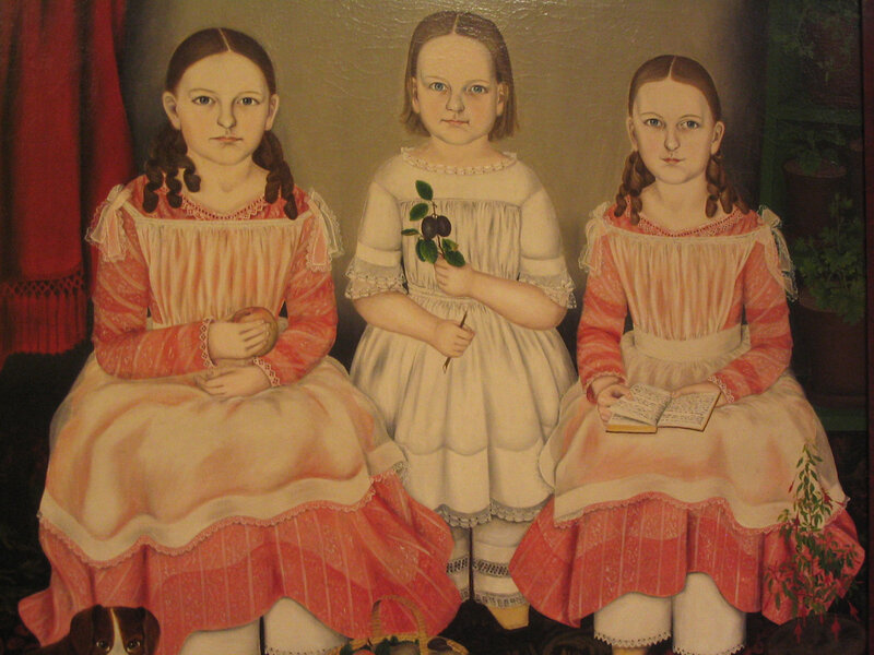 Portrait of three girls
