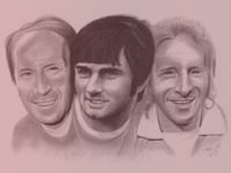 portrait of three men