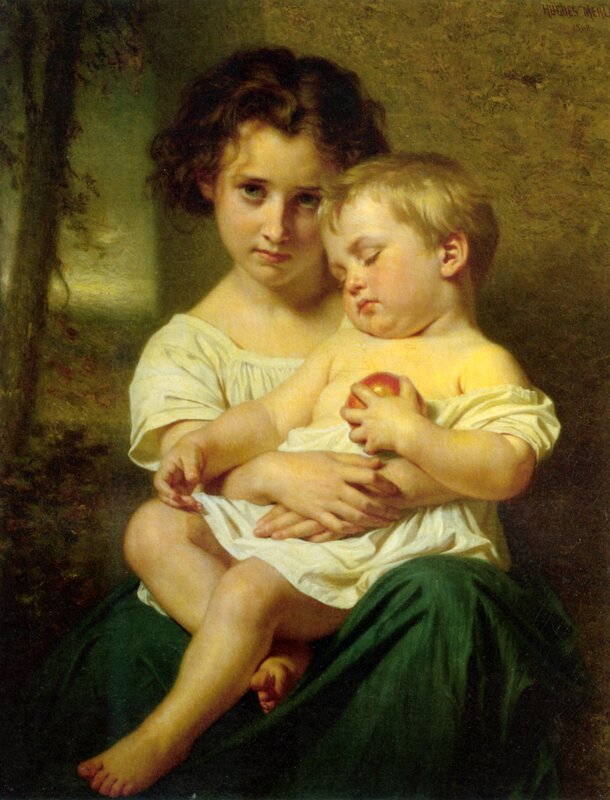 Portrait of two children