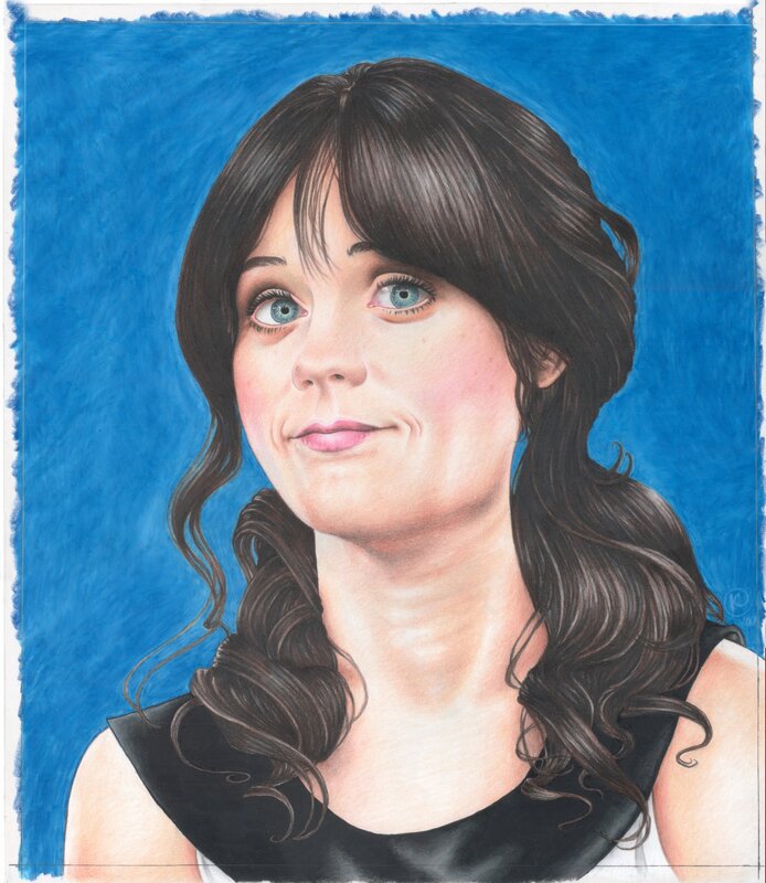 portrait of woman with blue eyes