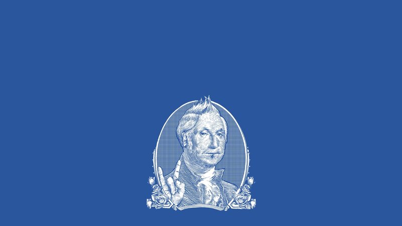 portrait with middle finger
