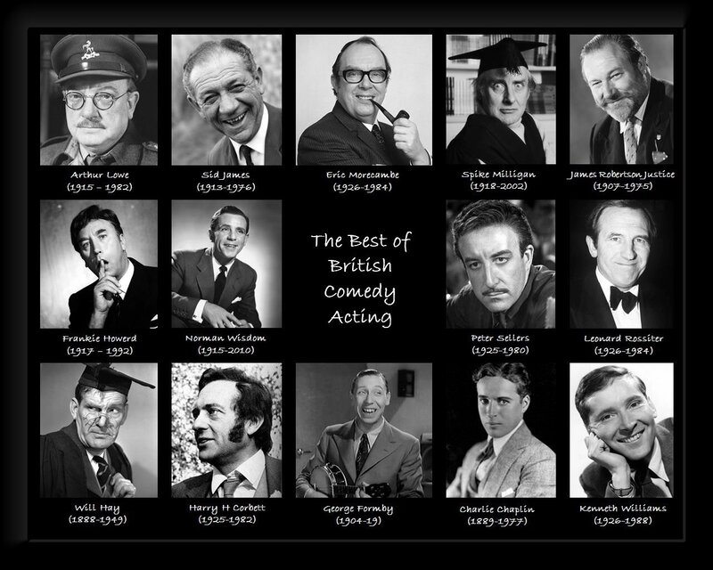 Portraits of British Comedians