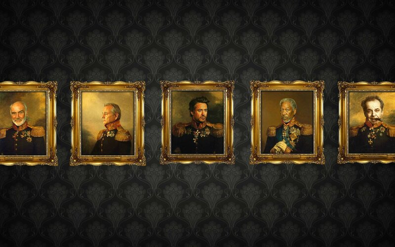 portraits of famous actors