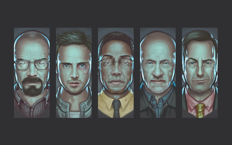 Portraits of Five Men — Gray