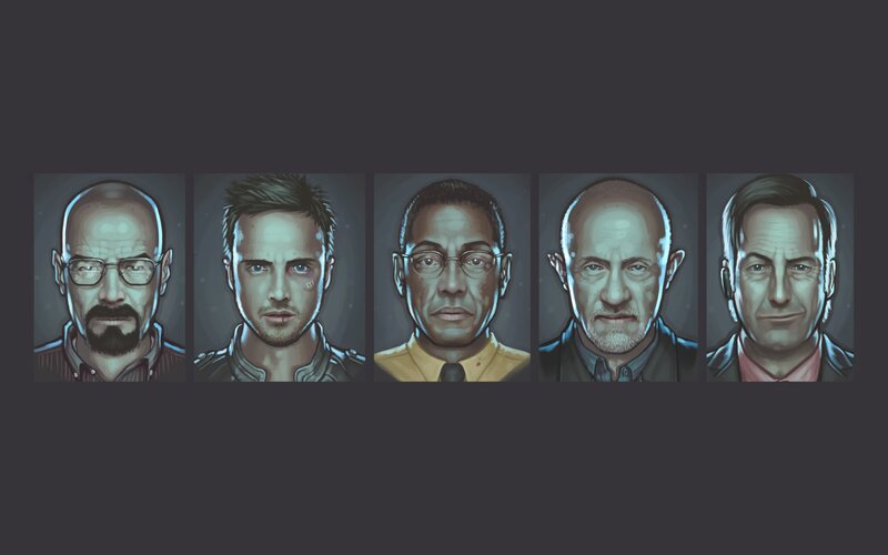 Portraits of Five Men