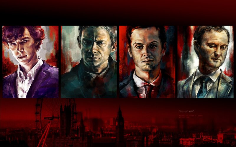 Portraits of Four Men