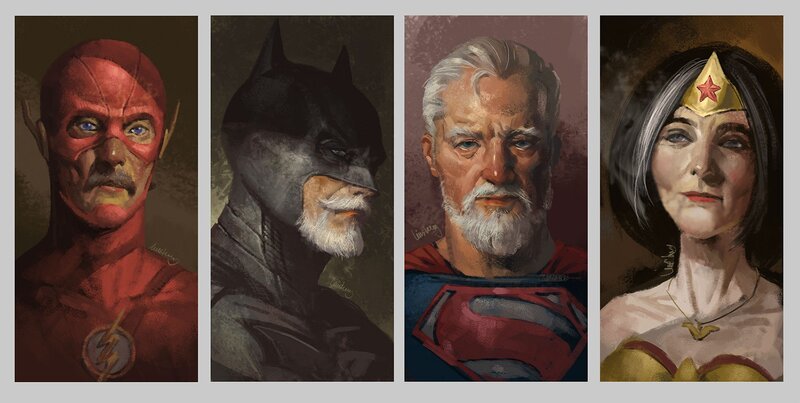 Portraits of Superheroes