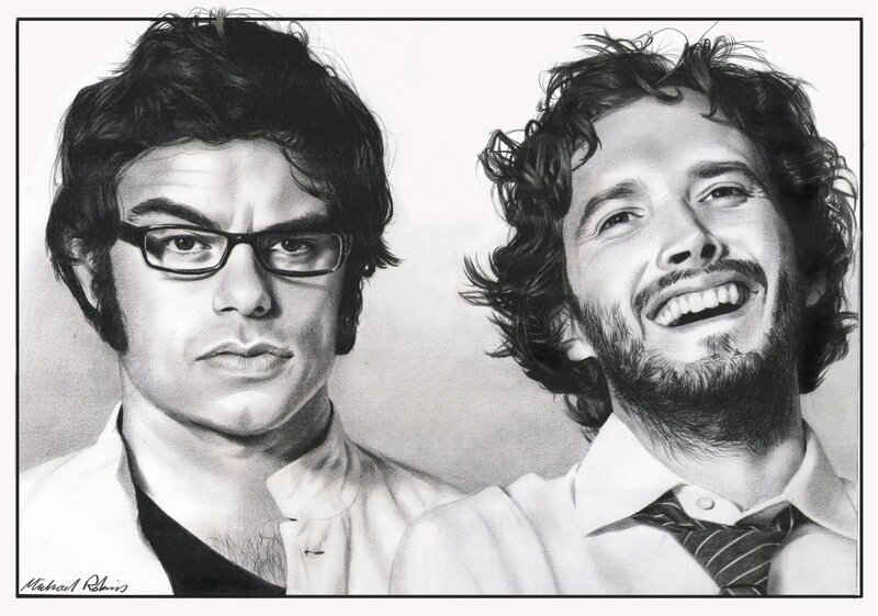 Portraits of two men