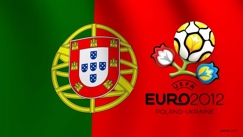 Portuguese Flag and UEFA Logo
