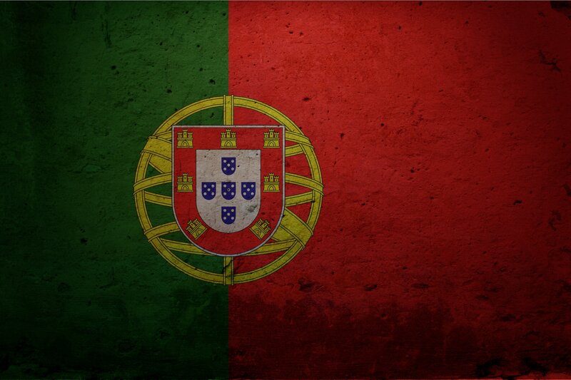 Portuguese Flag on Wall