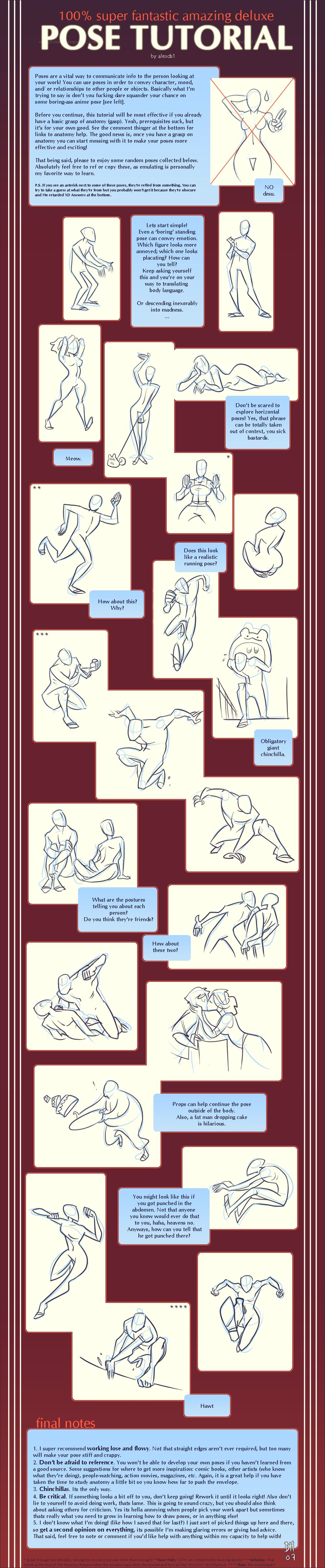 pose tutorial for artists