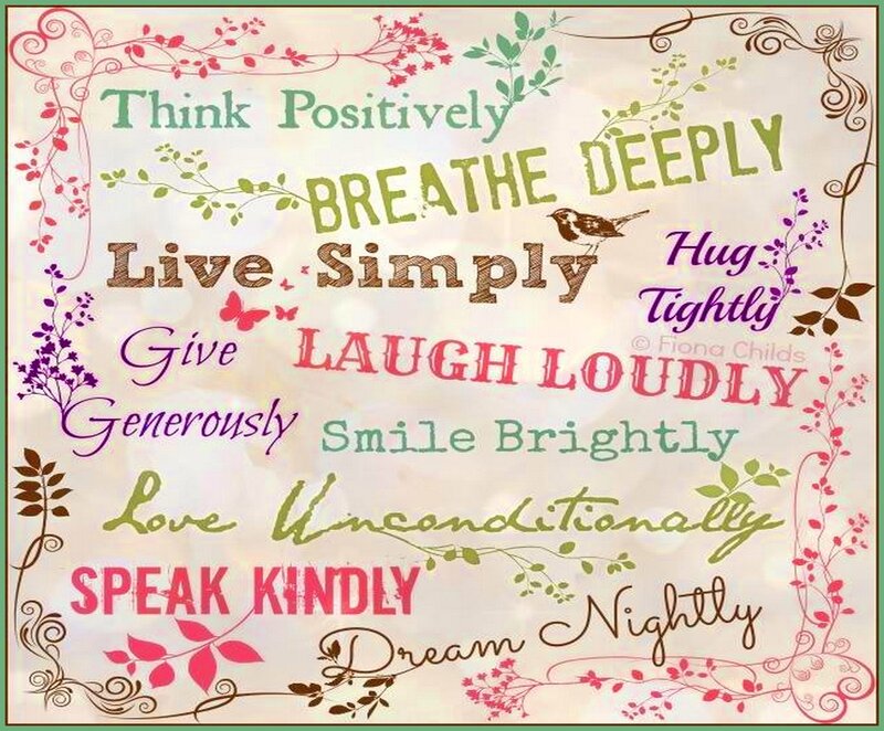 Positive Affirmations Collage