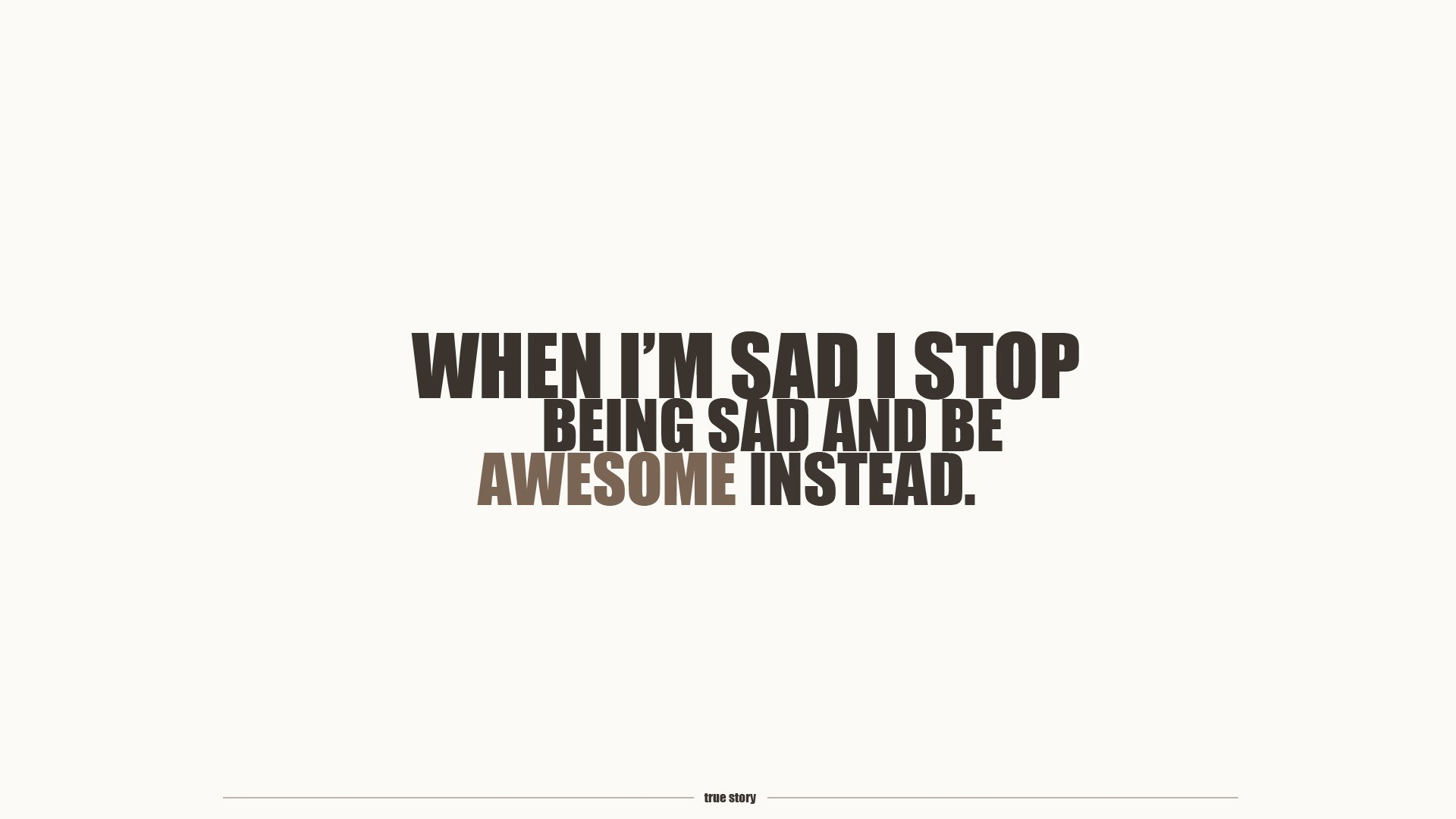 positive quote on sadness