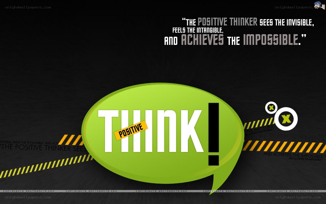 positive thinker quote