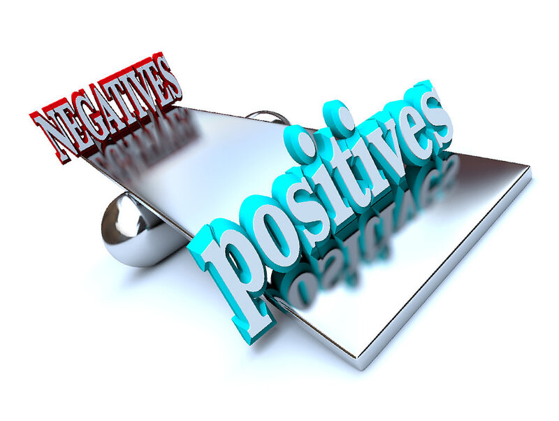Positives and Negatives Text