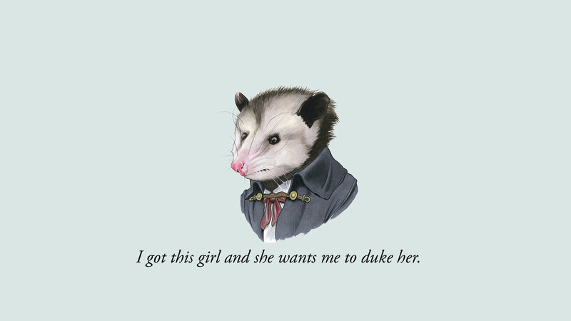 Possum in Suit