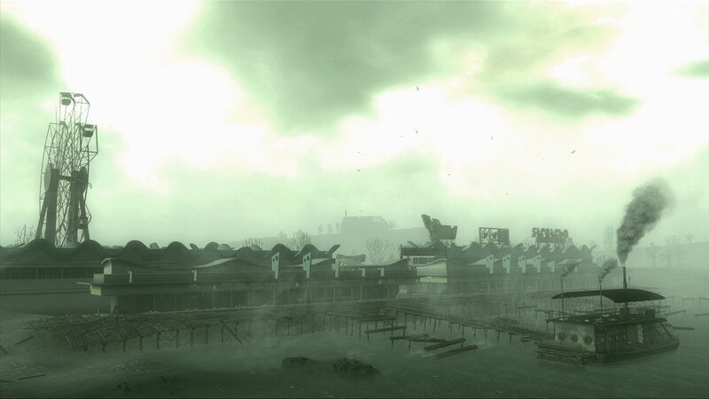 post-apocalyptic amusement park