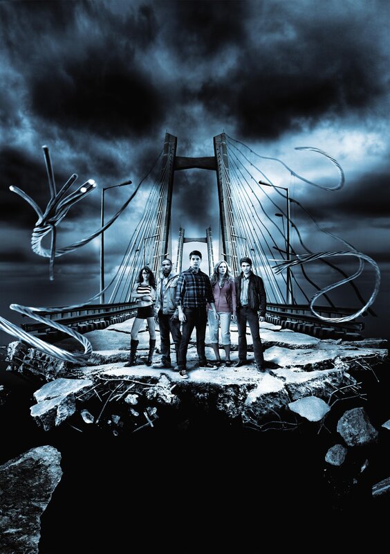 Post-apocalyptic bridge scene