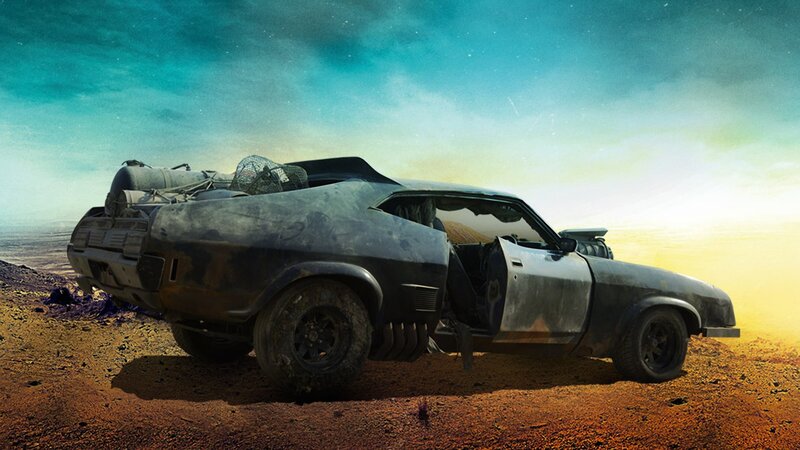 Post-apocalyptic Car — Blue