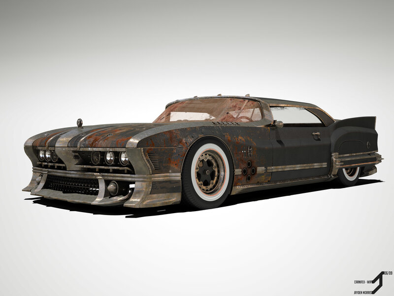 post-apocalyptic car concept