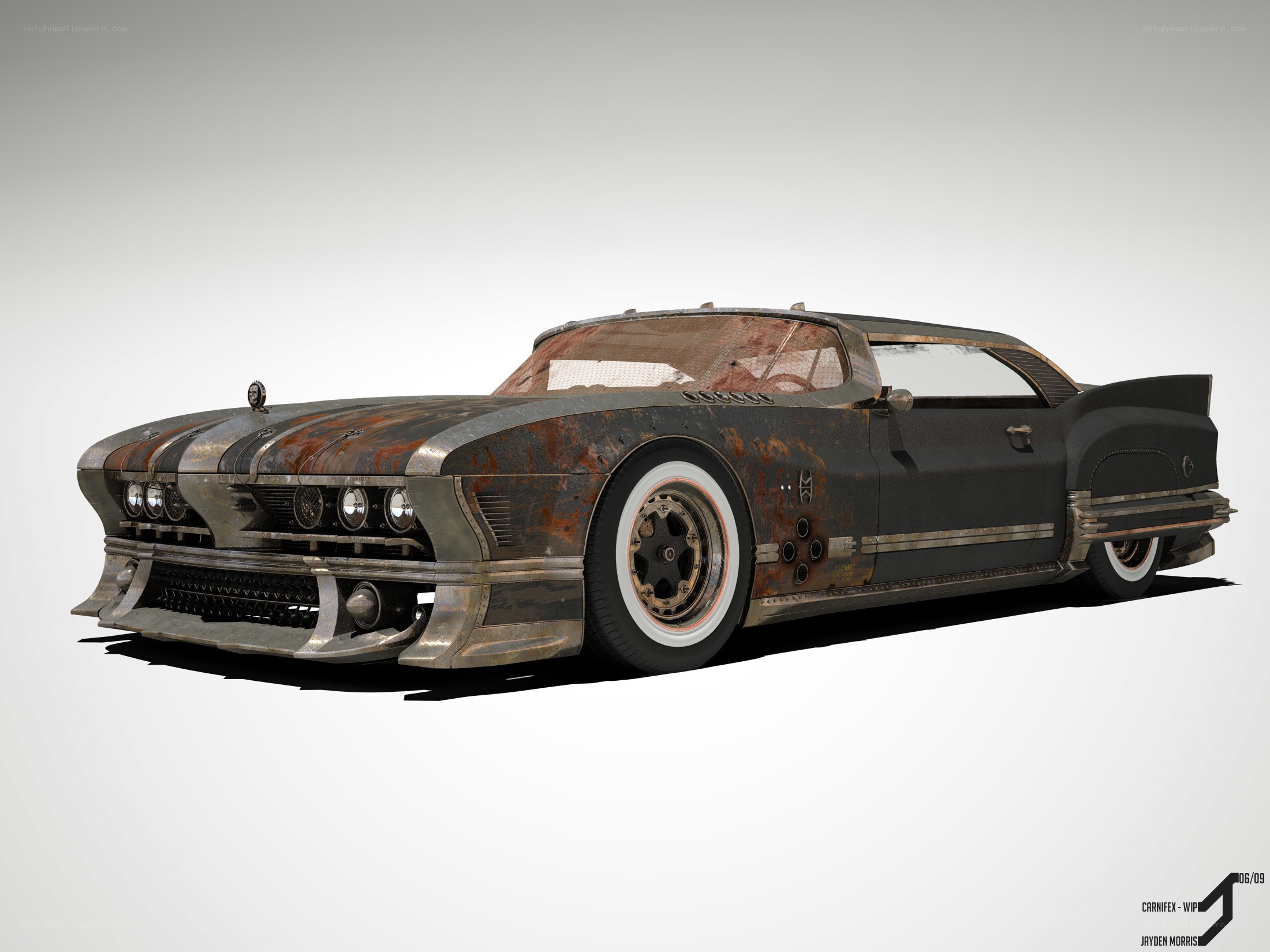post-apocalyptic car concept