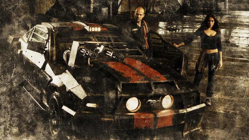 post-apocalyptic car scene