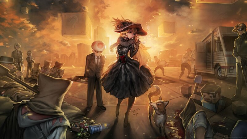 Post-apocalyptic character gathering