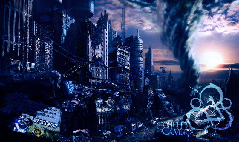 Post-apocalyptic City — Blue, Dramatic