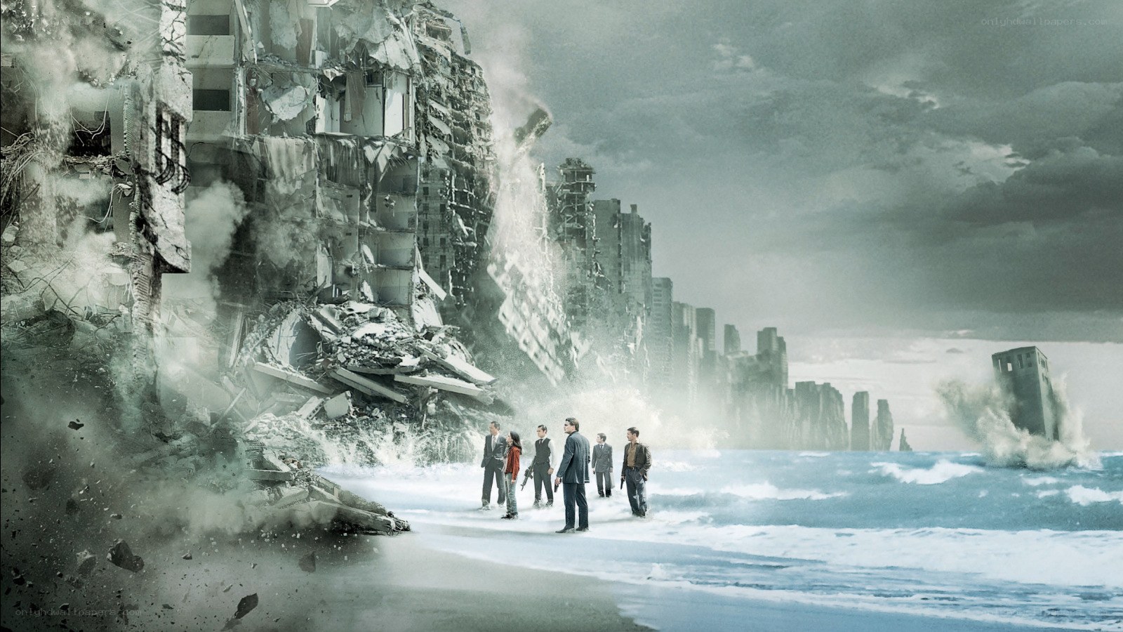 post-apocalyptic city destruction