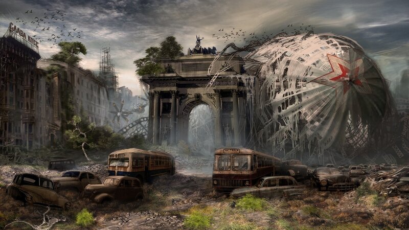 Post-apocalyptic City — Gray