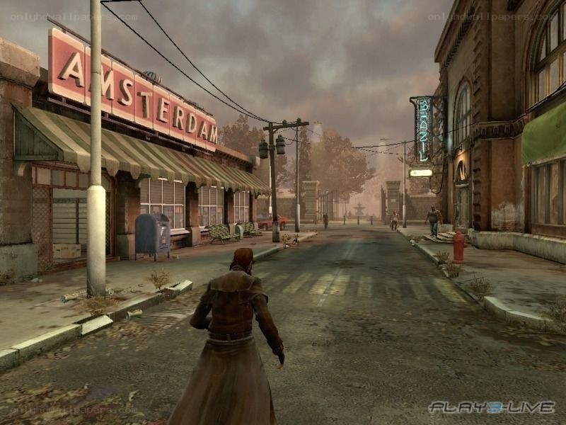post-apocalyptic city street